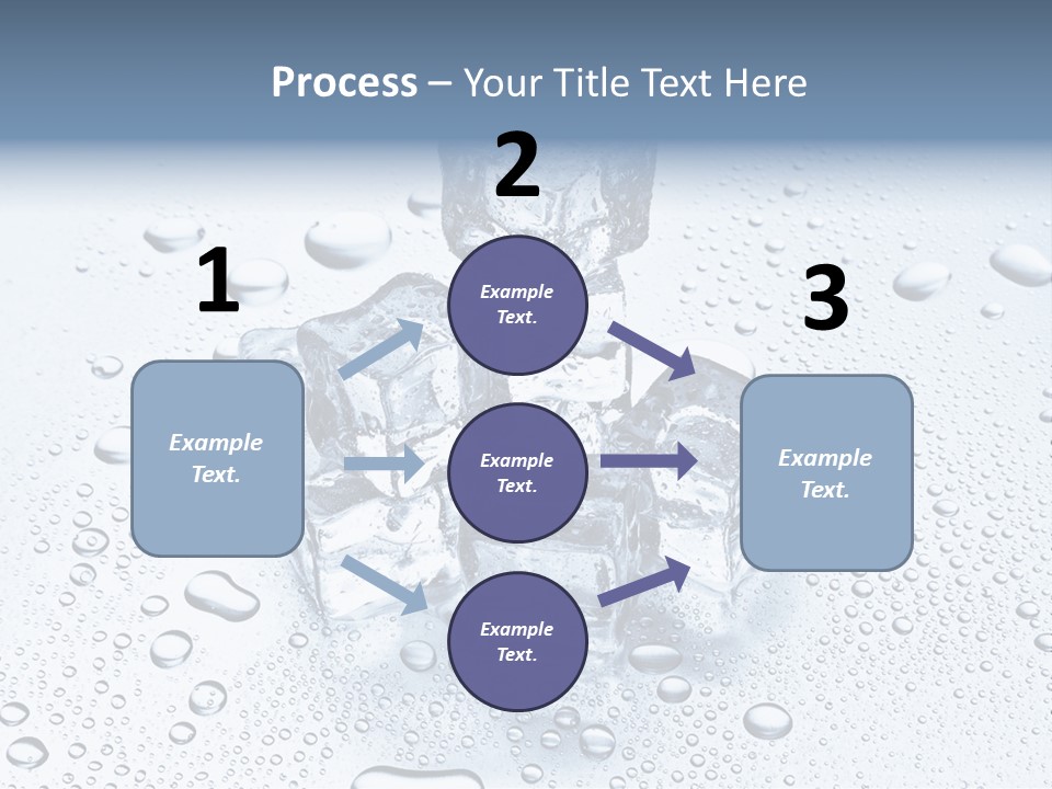 Ice Cocktail Rocks PowerPoint Template