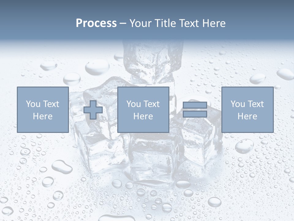 Ice Cocktail Rocks PowerPoint Template