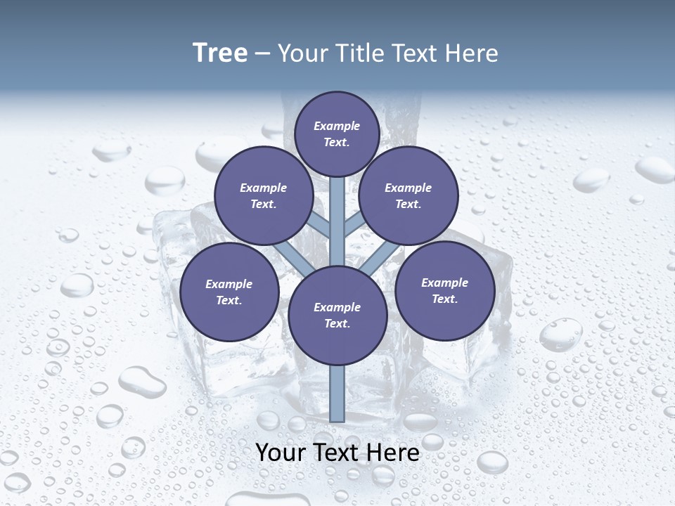 Ice Cocktail Rocks PowerPoint Template