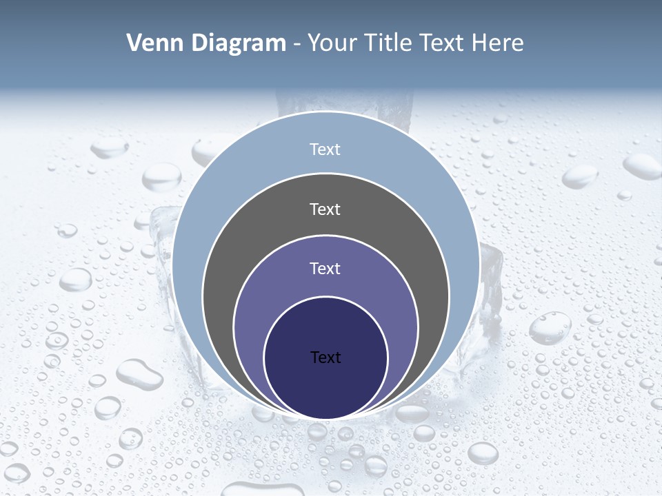 Ice Cocktail Rocks PowerPoint Template