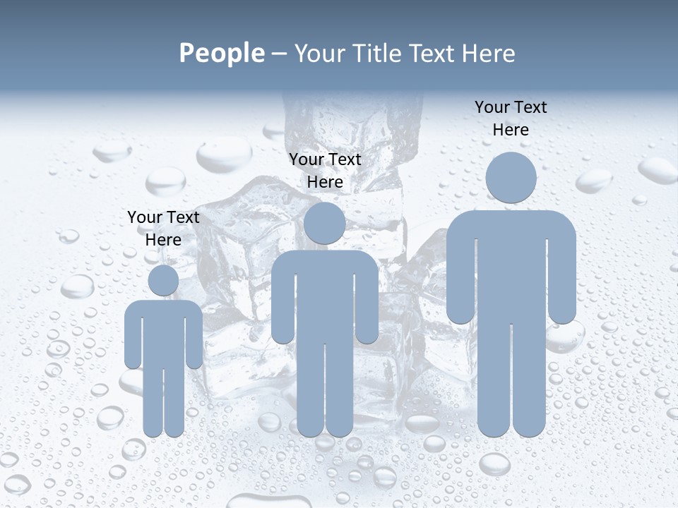 Ice Cocktail Rocks PowerPoint Template