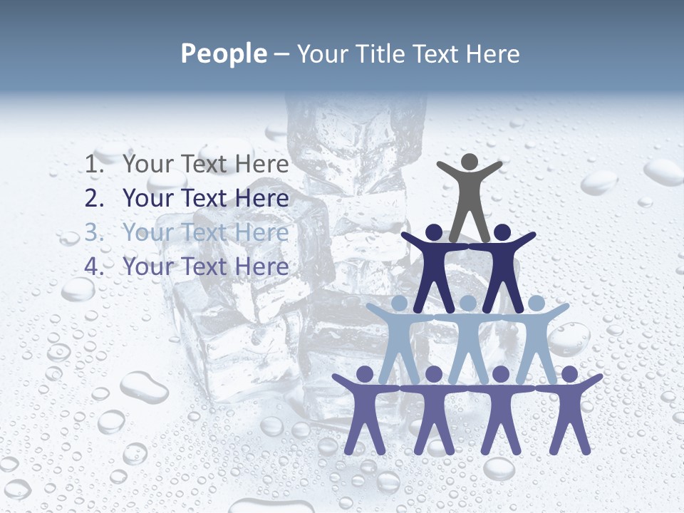 Ice Cocktail Rocks PowerPoint Template