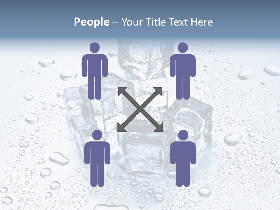 Ice Cocktail Rocks PowerPoint Template