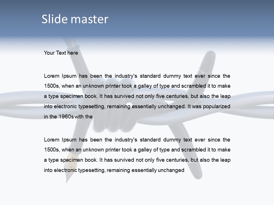 Problem Justice Isolated PowerPoint Template