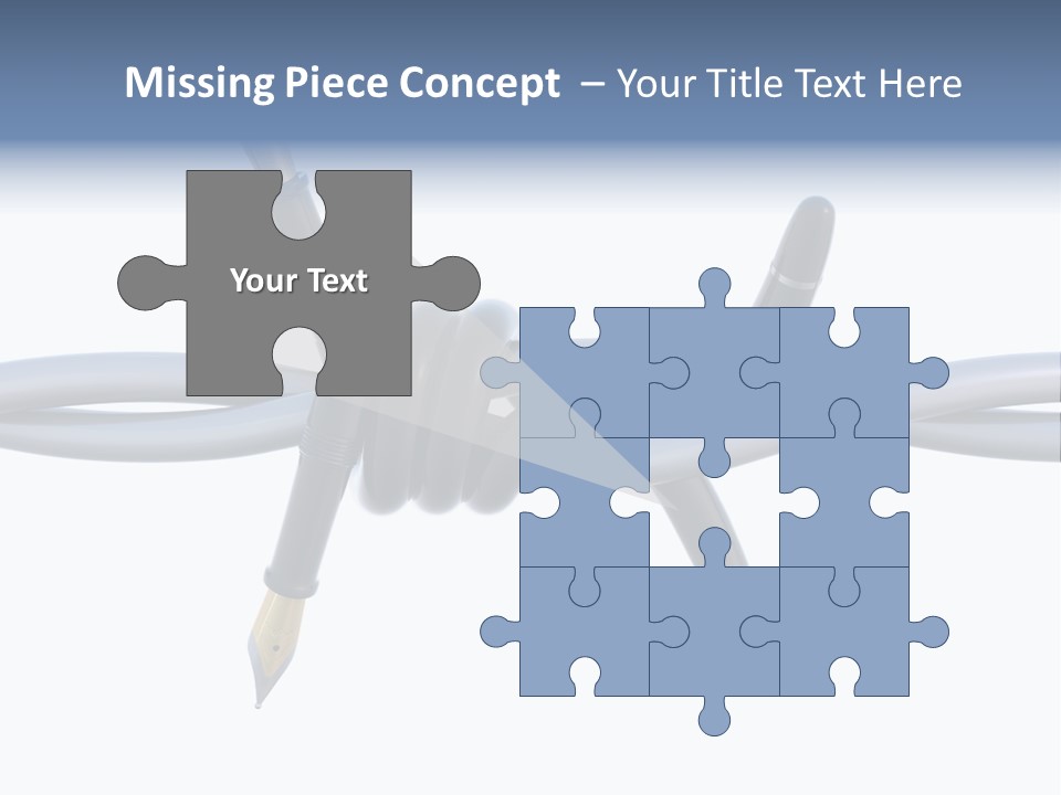 Problem Justice Isolated PowerPoint Template