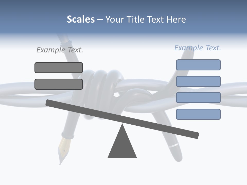 Problem Justice Isolated PowerPoint Template