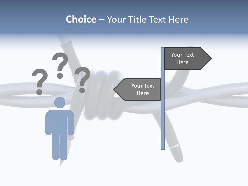 Problem Justice Isolated PowerPoint Template