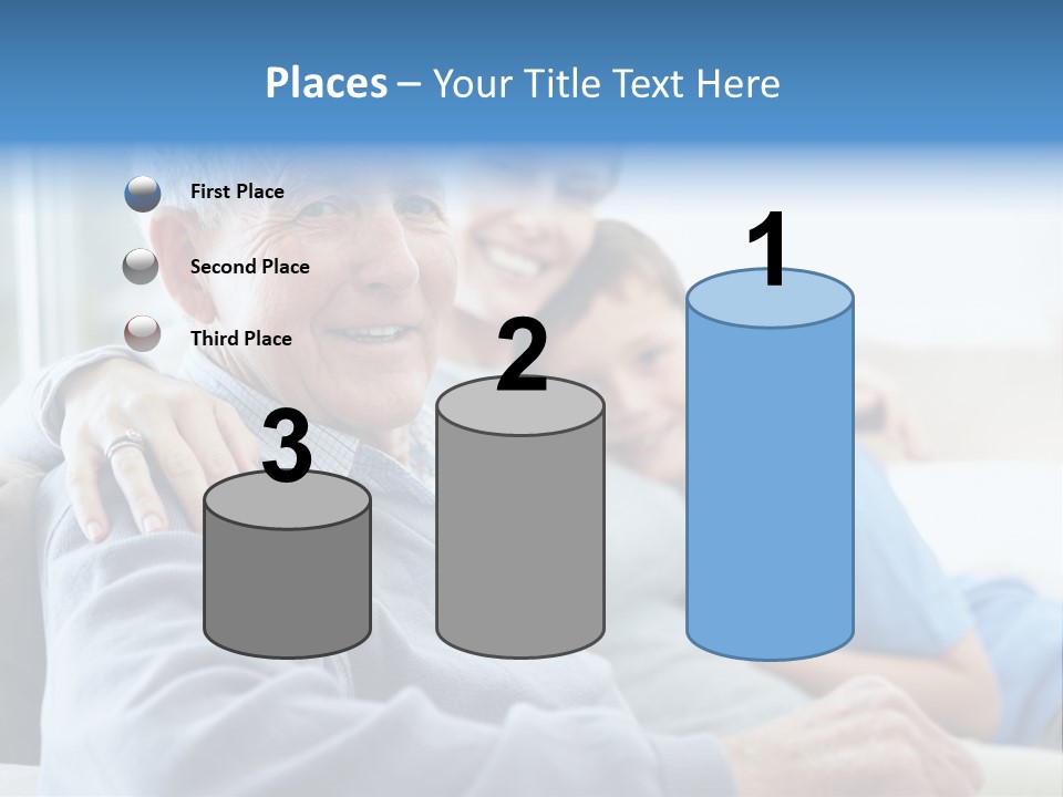 Table Happy Teamwork PowerPoint Template