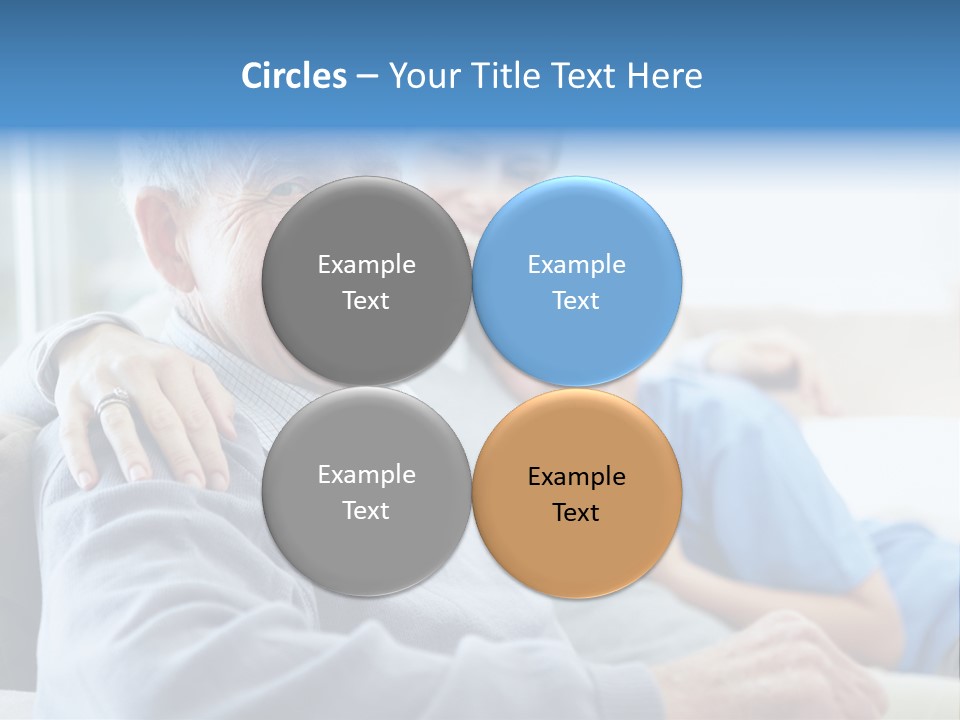 Table Happy Teamwork PowerPoint Template