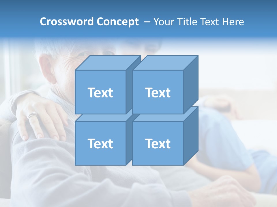 Table Happy Teamwork PowerPoint Template