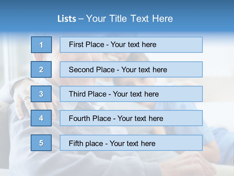 Table Happy Teamwork PowerPoint Template