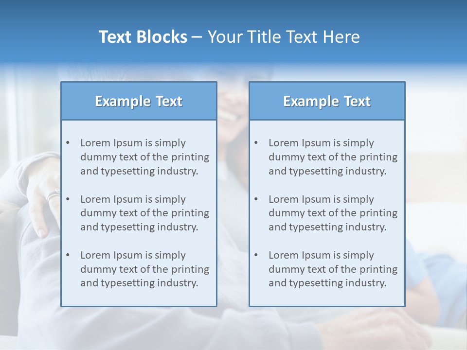 Table Happy Teamwork PowerPoint Template