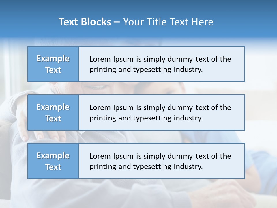 Table Happy Teamwork PowerPoint Template
