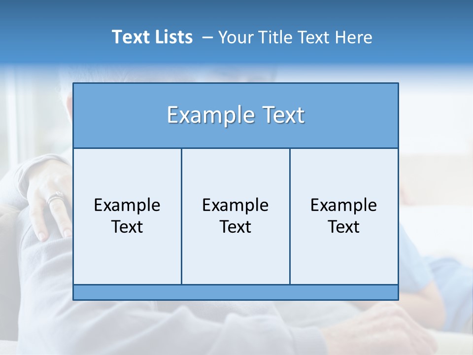 Table Happy Teamwork PowerPoint Template