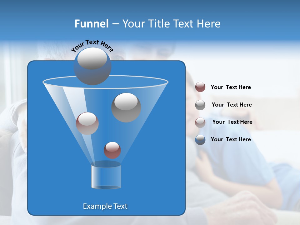 Table Happy Teamwork PowerPoint Template