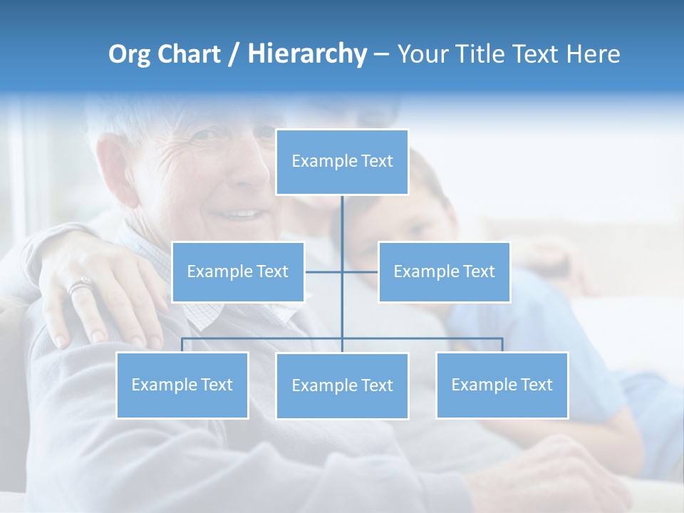 Table Happy Teamwork PowerPoint Template
