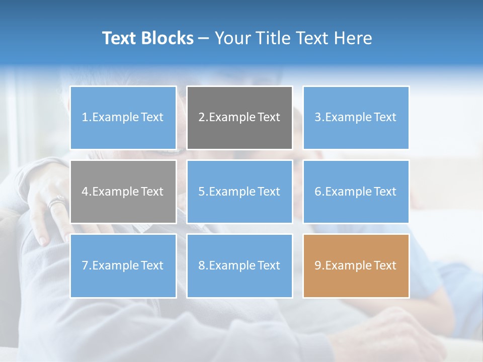 Table Happy Teamwork PowerPoint Template