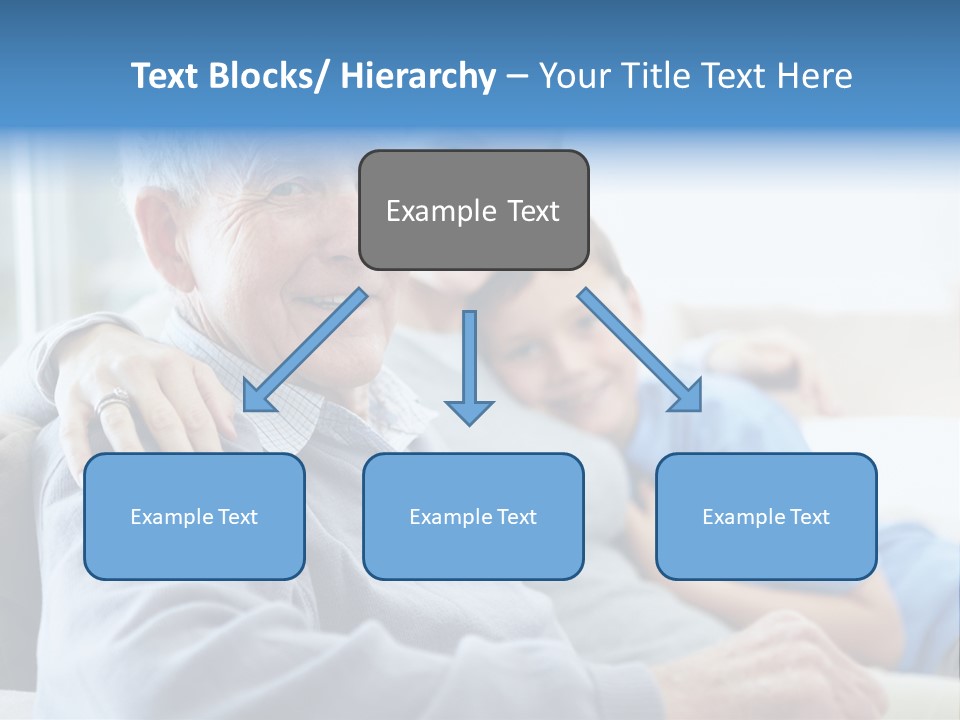 Table Happy Teamwork PowerPoint Template