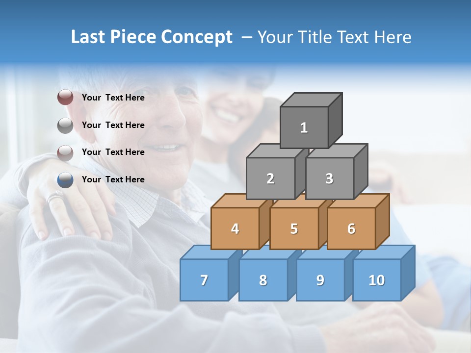 Table Happy Teamwork PowerPoint Template