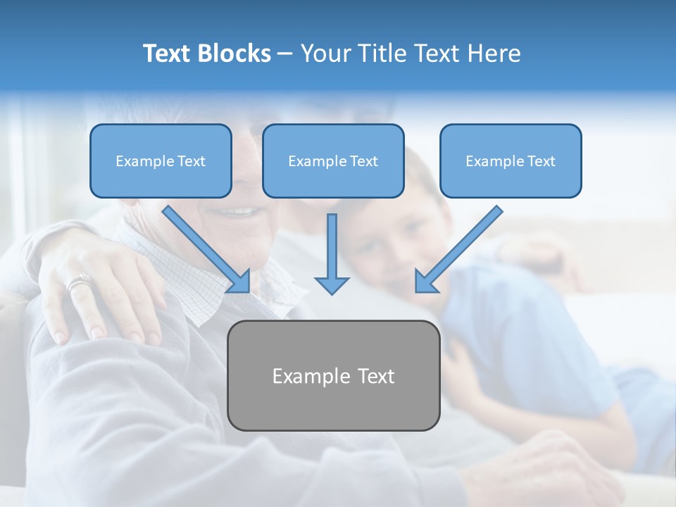 Table Happy Teamwork PowerPoint Template
