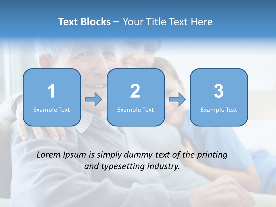 Table Happy Teamwork PowerPoint Template