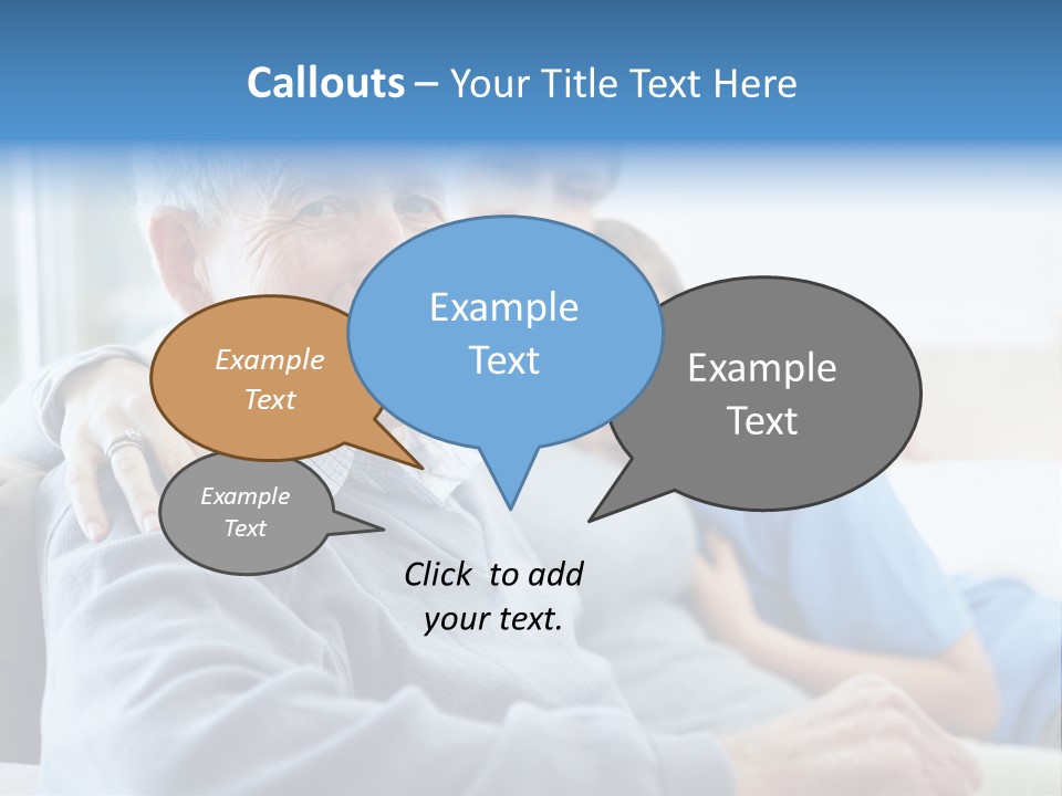 Table Happy Teamwork PowerPoint Template