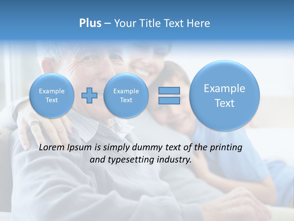 Table Happy Teamwork PowerPoint Template