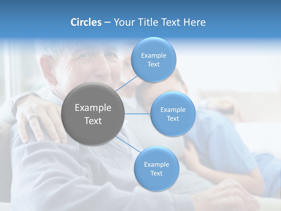 Table Happy Teamwork PowerPoint Template