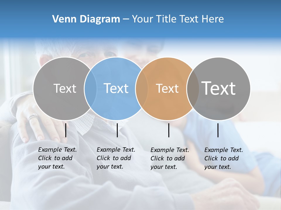Table Happy Teamwork PowerPoint Template