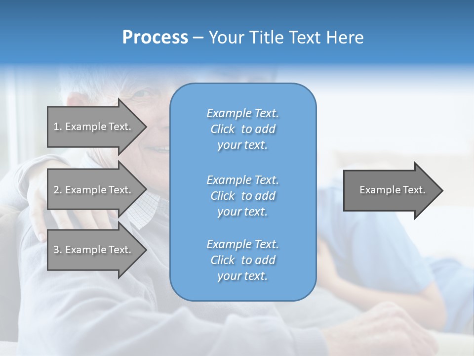 Table Happy Teamwork PowerPoint Template