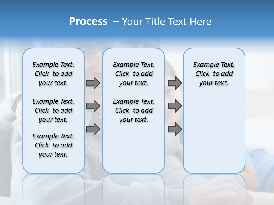 Table Happy Teamwork PowerPoint Template