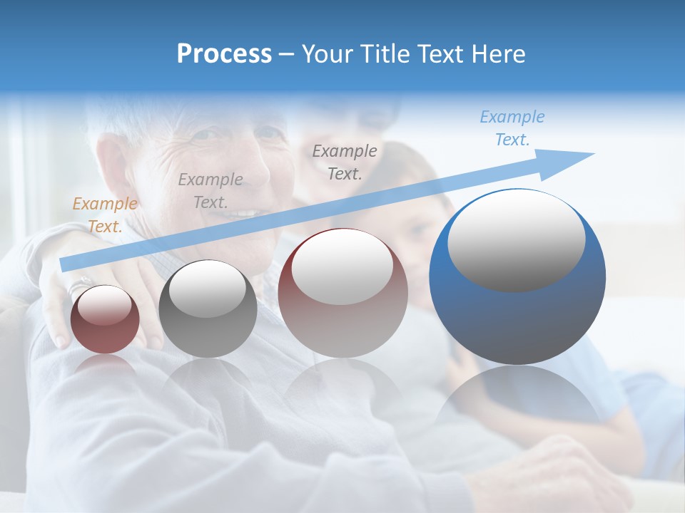 Table Happy Teamwork PowerPoint Template