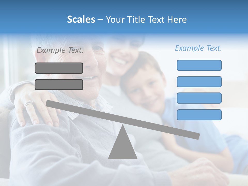 Table Happy Teamwork PowerPoint Template