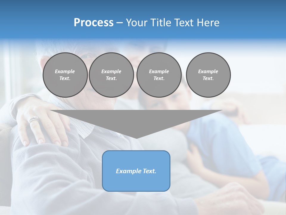 Table Happy Teamwork PowerPoint Template
