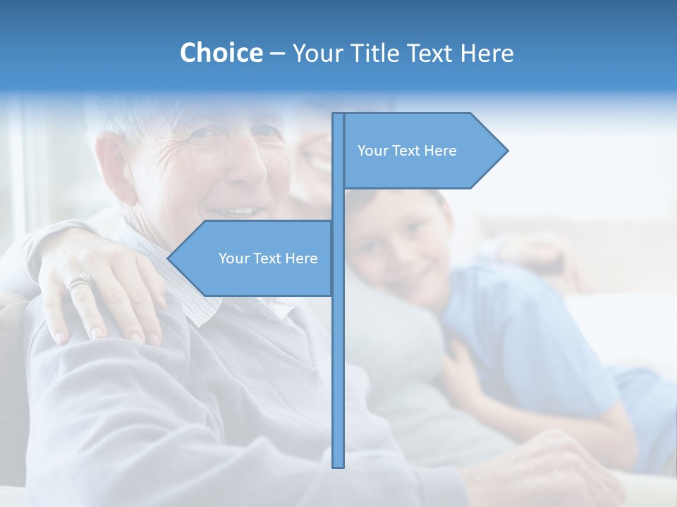 Table Happy Teamwork PowerPoint Template