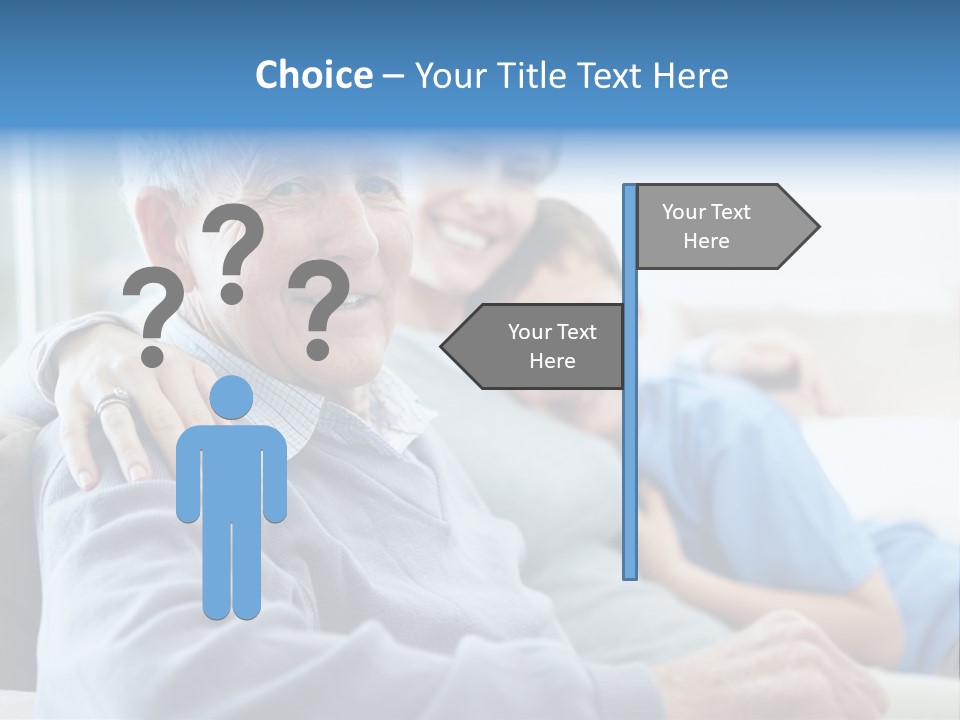 Table Happy Teamwork PowerPoint Template