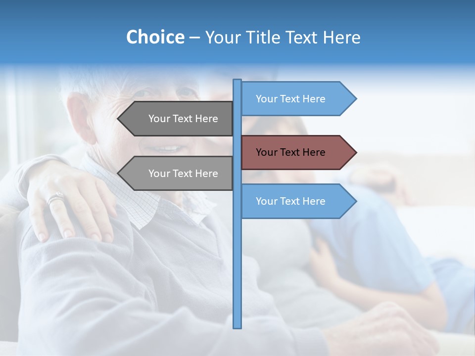 Table Happy Teamwork PowerPoint Template