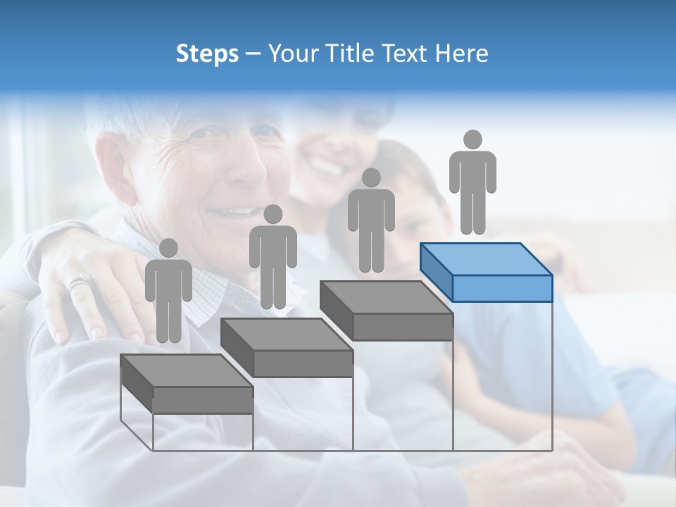 Table Happy Teamwork PowerPoint Template