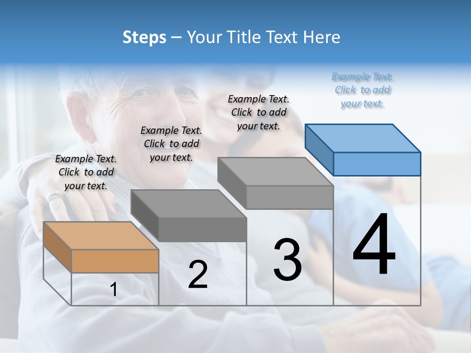 Table Happy Teamwork PowerPoint Template