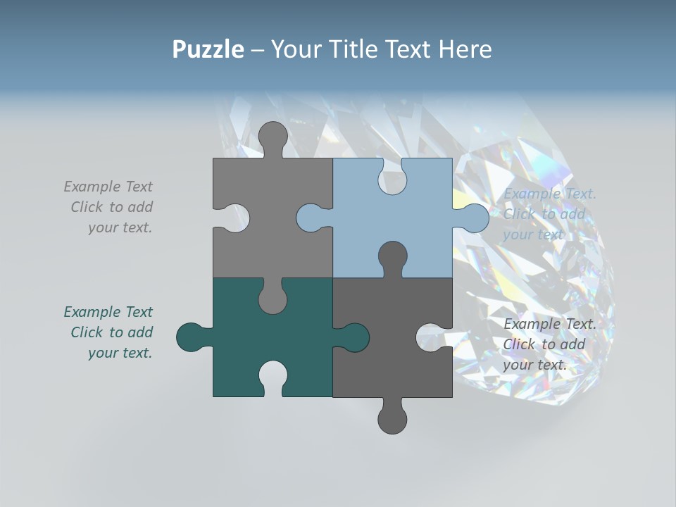 Rock Gem Illuminated PowerPoint Template