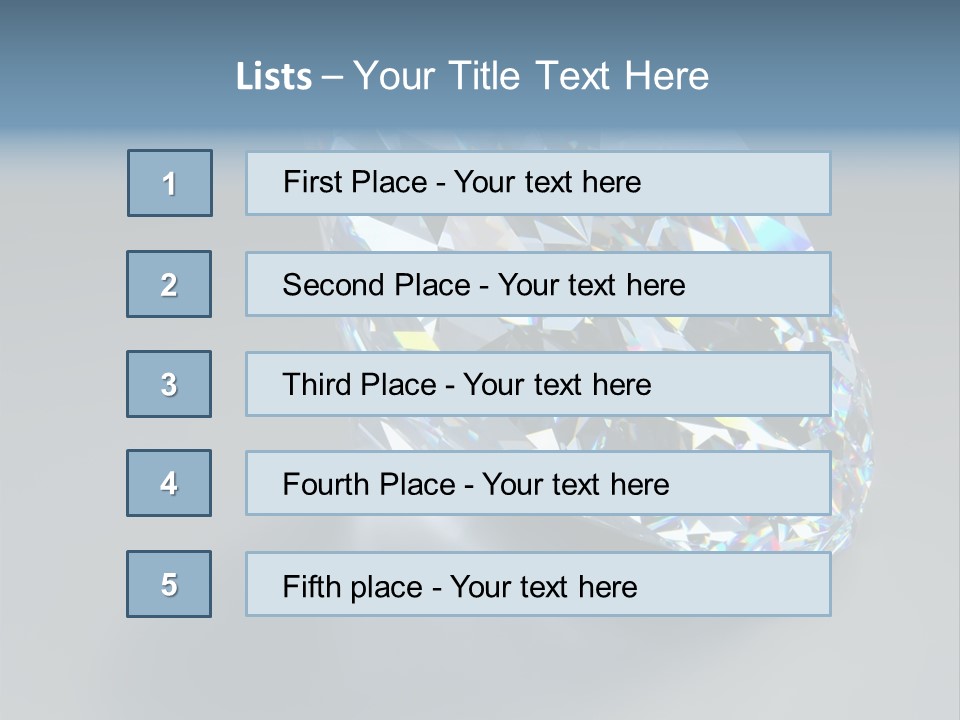 Rock Gem Illuminated PowerPoint Template