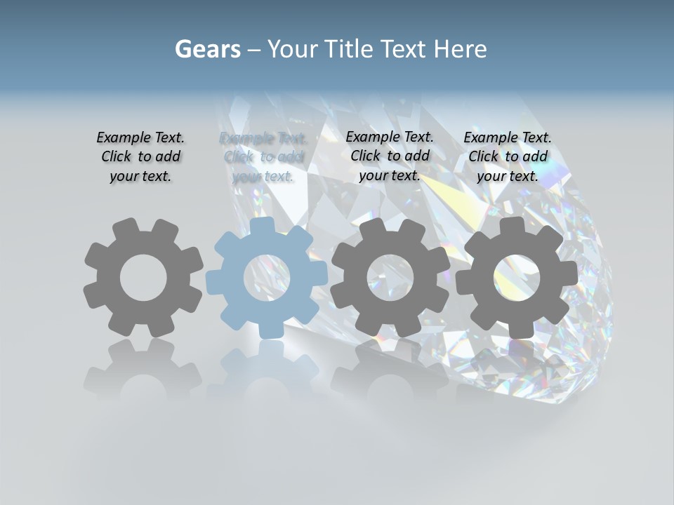 Rock Gem Illuminated PowerPoint Template