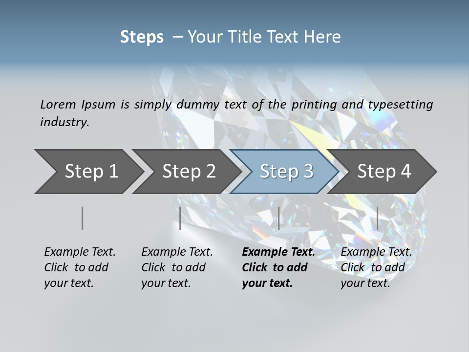 Rock Gem Illuminated PowerPoint Template