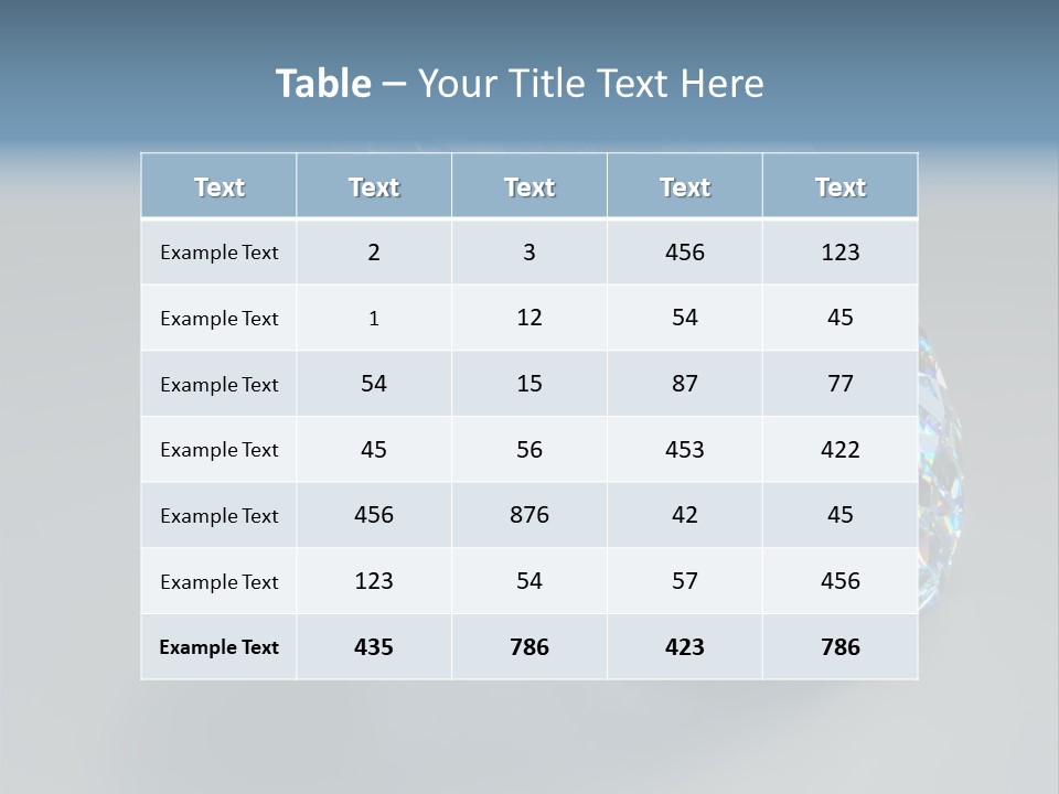 Rock Gem Illuminated PowerPoint Template