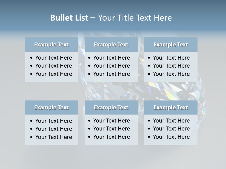 Rock Gem Illuminated PowerPoint Template