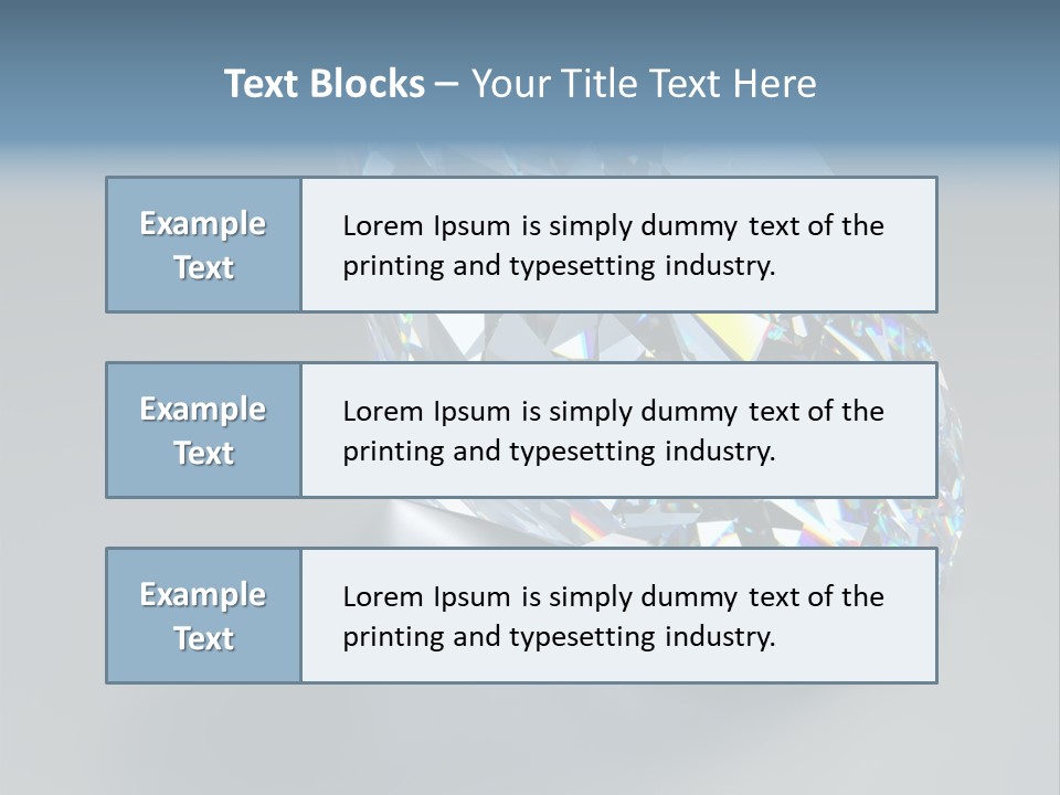 Rock Gem Illuminated PowerPoint Template