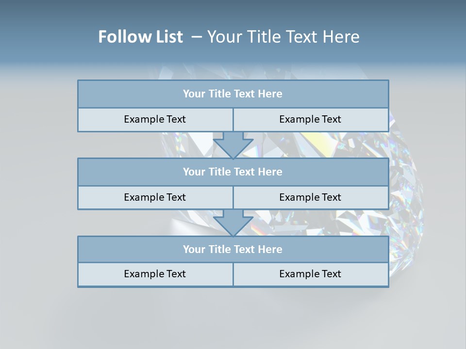 Rock Gem Illuminated PowerPoint Template