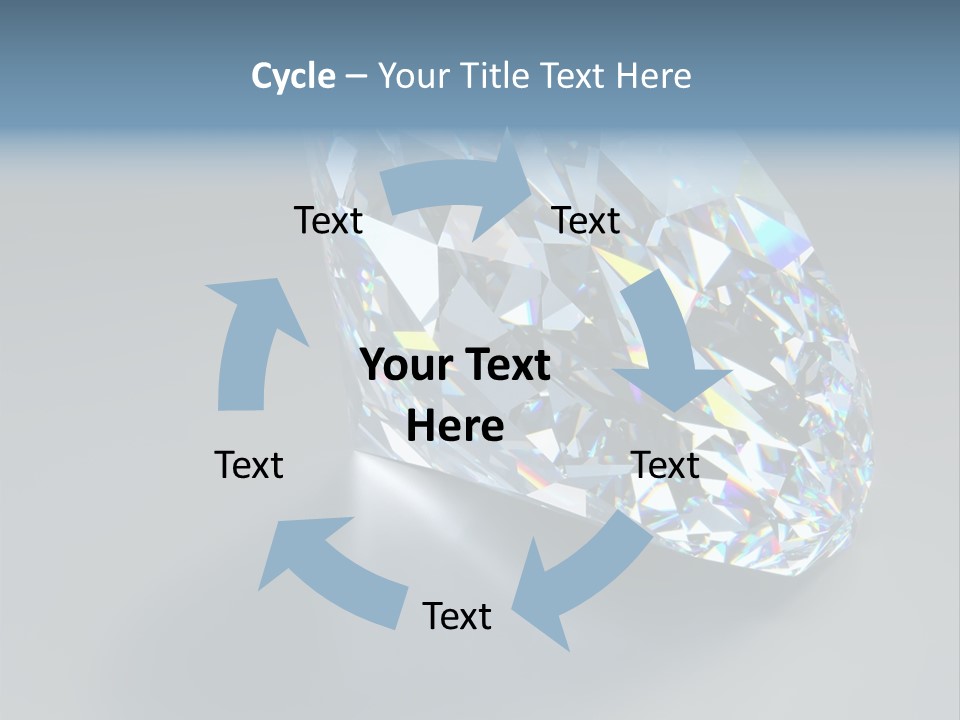 Rock Gem Illuminated PowerPoint Template