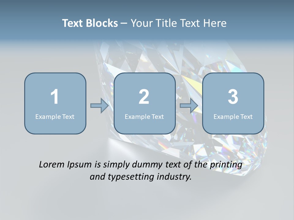 Rock Gem Illuminated PowerPoint Template