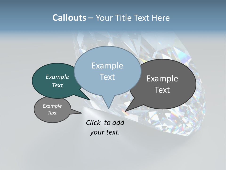 Rock Gem Illuminated PowerPoint Template
